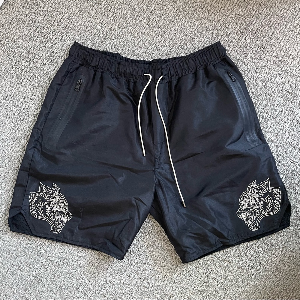 Darc Sport Fasted Track Shorts in Black/Tan